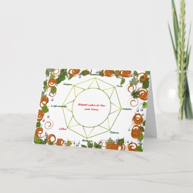 Summer Solstice Greeting Card (Front)