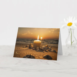 Summer Solstice Midsummers Eve Litha Ocean Sunset  Card