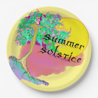 Summer Solstice Paper Plate