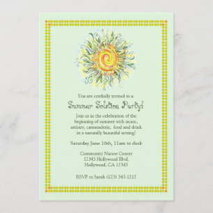 Summer Solstice Party Invitation