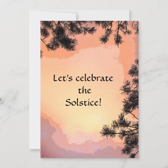 Summer Solstice Party Invitation (Front)