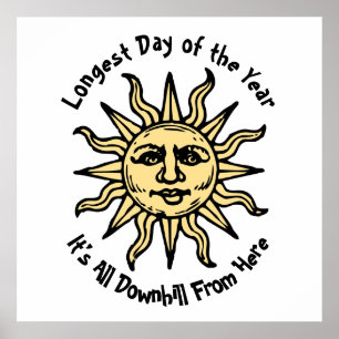 Summer Solstice Poem Poster