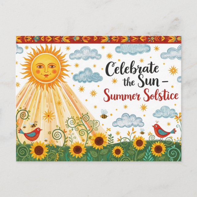  Summer Solstice  Postcard (Front)