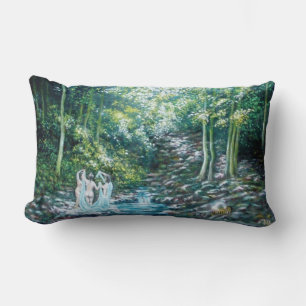 SUMMER SONGS IN THE FOREST OF VALLOMBROSA LUMBAR CUSHION
