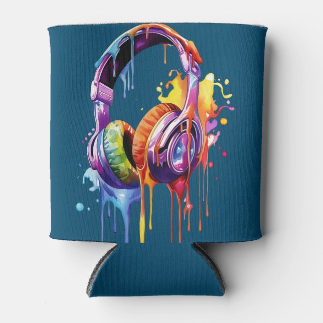 Summer Soundwaves Can Cooler (Front)