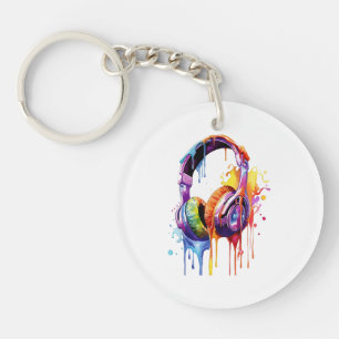 Summer Soundwaves Key Ring