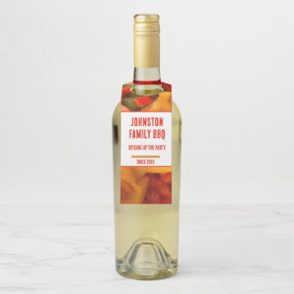 Summer Spice Up The Party Family Cookout BBQ Bottle Tag