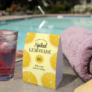 Summer Spiked Lemonade Bar Restaurant Special