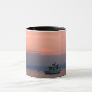 Summer Spirit Sea Sunset photo Ringer Combo Mug