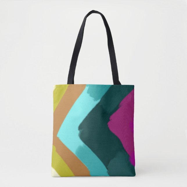 Summer Splash Colorful Abstract Art  Tote Bag (Front)