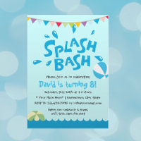 Summer Splash Pool Party Boys Birthday