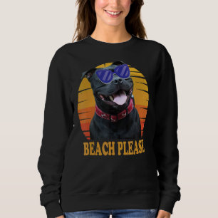 Summer Staffordshire Dog Cool Staffy Sunglasses Be Sweatshirt