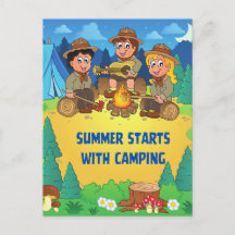 Summer starts with camping