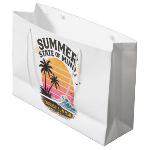 Summer State of Mind Vintage Large Gift Bag
