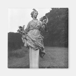 Summer, statue in the gardens magnet