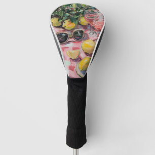 Summer Still Life with Lemons, Sunglasses Phone Golf Head Cover