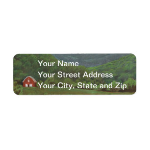 Summer Storm Return Address Label