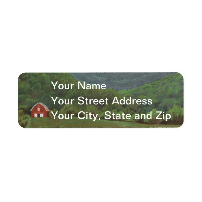 Summer Storm Return Address Label (Front)