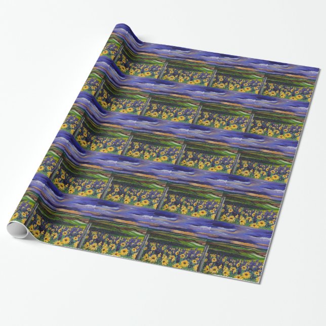 Summer Storm Wrapping Paper (Unrolled)