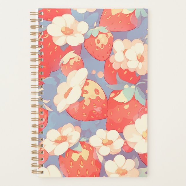 Summer Strawberries Planner (Front)