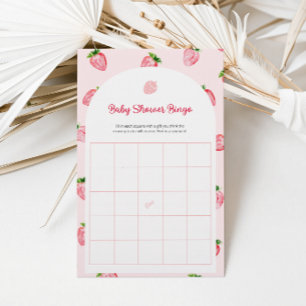 Summer Strawberry Baby Bingo Baby Shower Game