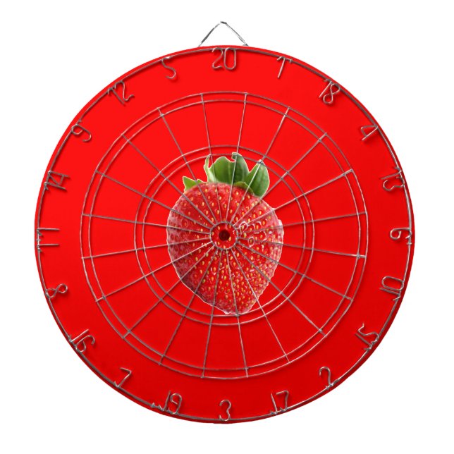 Summer Strawberry Dartboard (Front)