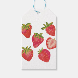 Summer Strawberry Gift Tags