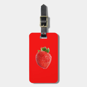 Summer Strawberry Luggage Tag