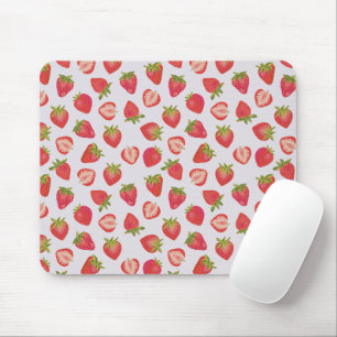 Summer Strawberry Pattern Mouse Pad