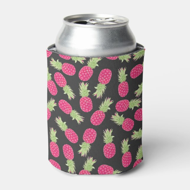 Summer Strawberry Tropical Pineapples Can Cooler (Can Front)