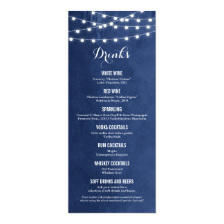 wedding drink menus