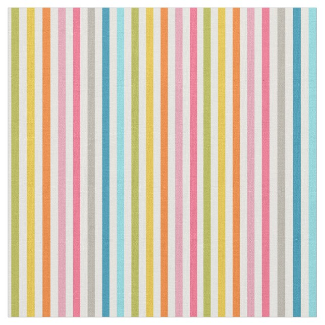 Summer Stripes Fabric (Close Up)