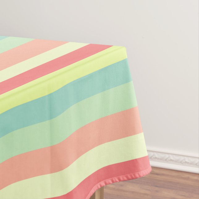 Summer Stripes Tablecloth (In Situ)
