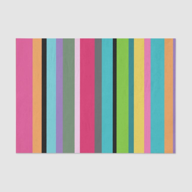 Summer Stripes Tissue Paper (Front)