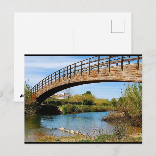 Summer Stroll Along the Túria River Postcard (Front/Back)