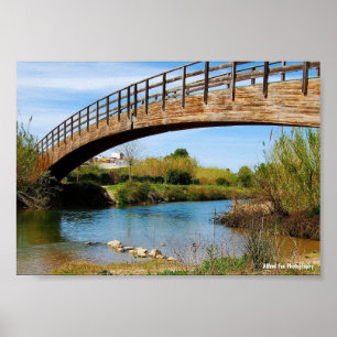 Summer Stroll Along the Túria River Poster