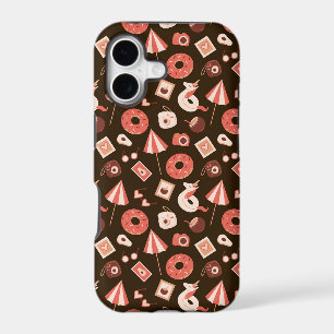 Summer Stuff Chocolate Brown Background