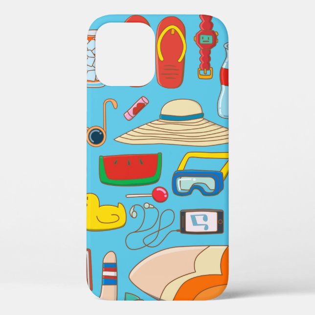 Summer stuff collection item for summer time at th Case-Mate iPhone case (Back)