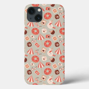 Summer Stuff Light Background iPhone 13 Case
