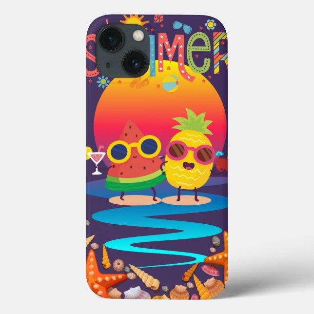 Summer Stuff Sunset Background Case-Mate iPhone Case (Back)