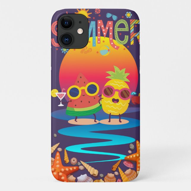 Summer Stuff Sunset Background Case-Mate iPhone Case (Back)