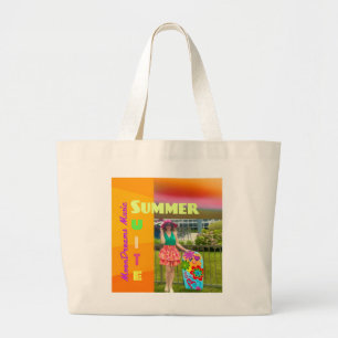 Summer Suite Large Tote Bag