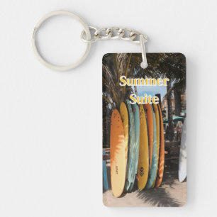 Summer Suite Surfboards Key Ring