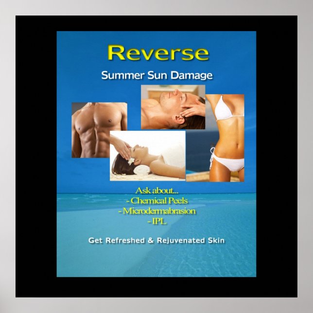 Summer Sun Damage Poster (Front)