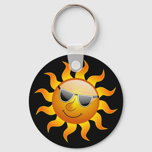 Summer Sun funny Keychain (Front)