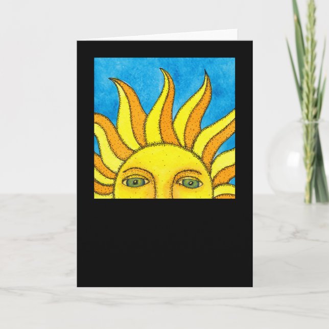 Summer Sun Greeting Card (Front)