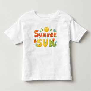 Summer Sun Illustration Toddler T-Shirt