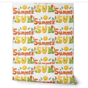 Summer Sun Illustration Wallpaper