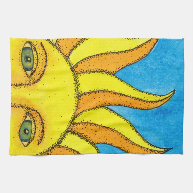 Summer Sun Kitchen Towel (Horizontal)