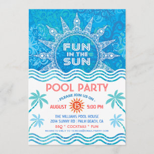 Summer Sun Party Invitation